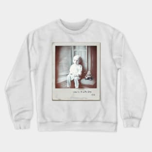 Ghost Caught on Camera | Vintage Ghost Boy Photo | Scary Old Ghost Images | Charlie M. with Toys 1936 Crewneck Sweatshirt